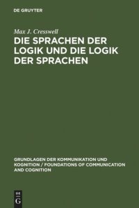 cover of the book Die Sprachen der Logik und die Logik der Sprache