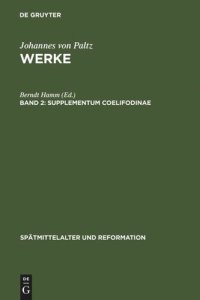 cover of the book Werke: Band 2 Supplementum Coelifodinae