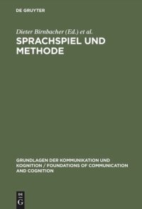 cover of the book Sprachspiel und Methode: Zum Stand der Wittgenstein-Diskussion