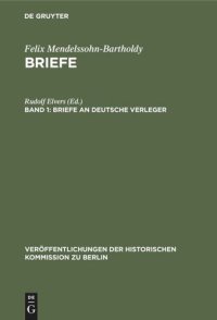 cover of the book Briefe: Band 1 Briefe an deutsche Verleger