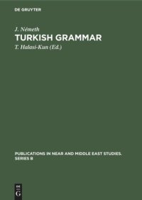 cover of the book Turkish Grammar