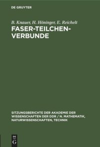 cover of the book Faser-Teilchen-Verbunde