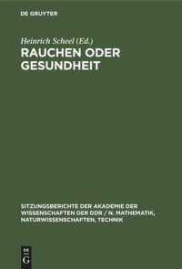 cover of the book Rauchen oder Gesundheit