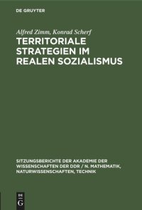 cover of the book Territoriale Strategien im realen Sozialismus