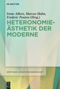 cover of the book Heteronomieästhetik der Moderne