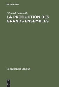 cover of the book La production des grands ensembles