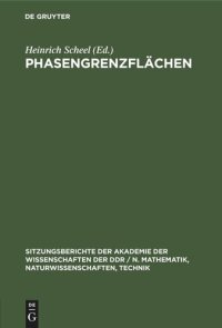 cover of the book Phasengrenzflächen