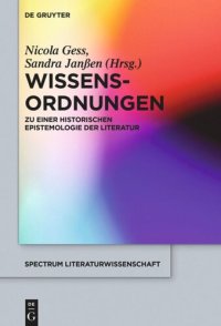 cover of the book Wissens-Ordnungen: Zu einer historischen Epistemologie der Literatur