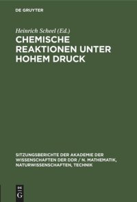 cover of the book Chemische Reaktionen unter hohem Druck