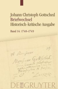 cover of the book Briefwechsel: Band 14 November 1748 – September 1749