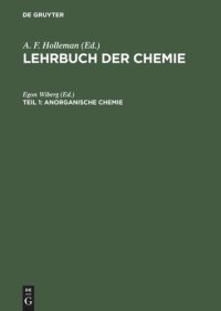 cover of the book Lehrbuch der Chemie: Teil 1 Anorganische Chemie