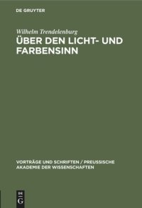 cover of the book Über den Licht- und Farbensinn