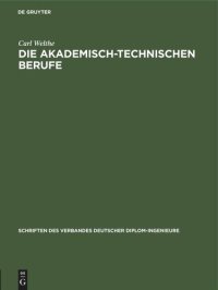 cover of the book Die akademisch-technischen Berufe