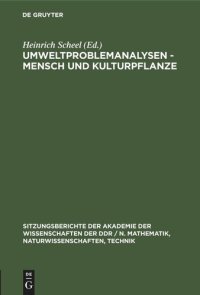 cover of the book Umweltproblemanalysen - Mensch und Kulturpflanze