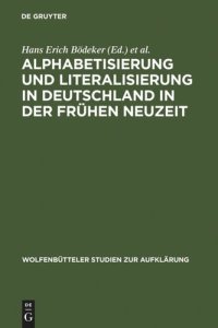 cover of the book Alphabetisierung und Literalisierung in Deutschland in der Frühen Neuzeit