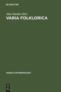 cover of the book Varia Folklorica