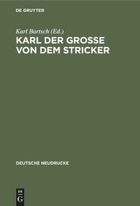 cover of the book Karl der Große von dem Stricker