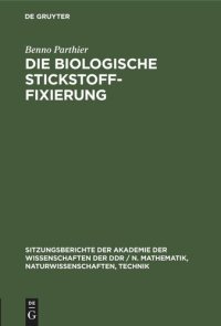 cover of the book Die biologische Stickstoff-Fixierung