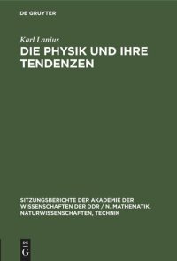 cover of the book Die Physik und ihre Tendenzen