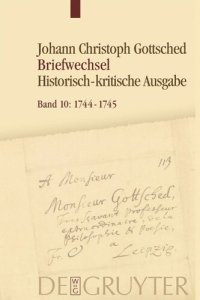 cover of the book Briefwechsel: Band 10 März 1744 – September 1745