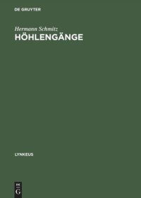 cover of the book Höhlengänge: Über die gegenwärtige Aufgabe der Philosophie