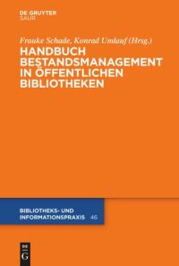 cover of the book Handbuch Bestandsmanagement in Öffentlichen Bibliotheken