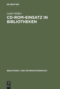 cover of the book CD-ROM-Einsatz in Bibliotheken