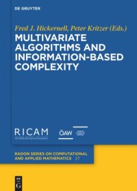 cover of the book Multivariate Algorithms and Information-Based Complexity