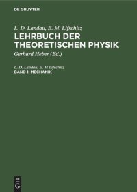 cover of the book Lehrbuch der theoretischen Physik: Band 1 Mechanik