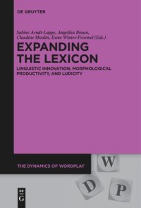 cover of the book Expanding the Lexicon: Linguistic Innovation, Morphological Productivity, and Ludicity