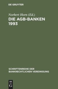 cover of the book Die AGB-Banken 1993