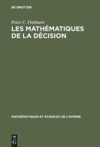 cover of the book Les mathématiques de la décision