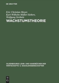 cover of the book Wachstumstheorie