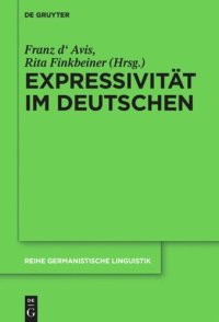 cover of the book Expressivität im Deutschen