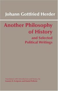 cover of the book Another Philosophy of History and Selected Political Writings