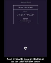 cover of the book Systems of Education: Theories, Policies and Implicit Values 