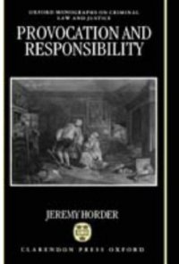 cover of the book Provocation and Responsibility 