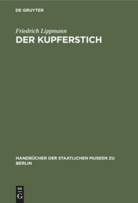 cover of the book Der Kupferstich