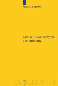 cover of the book Kritische Metaphysik der Substanz: Kant im Widerspruch zu Leibniz