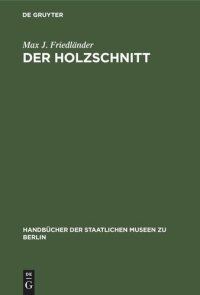 cover of the book Der Holzschnitt