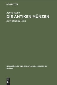 cover of the book Die antiken Münzen