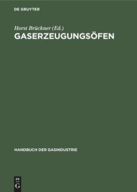 cover of the book Gaserzeugungsöfen