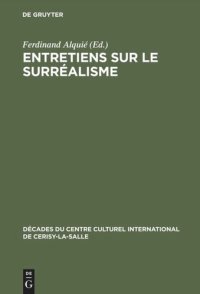 cover of the book Entretiens sur le Surréalisme