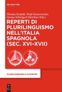 cover of the book Reperti di plurilinguismo nell’Italia spagnola (sec. XVI-XVII)