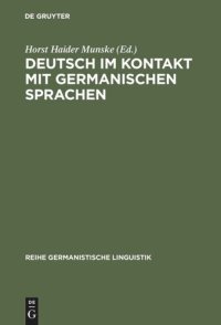 cover of the book Deutsch im Kontakt mit germanischen Sprachen