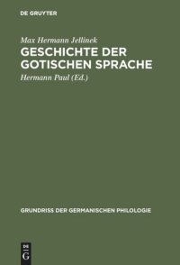 cover of the book Geschichte der gotischen Sprache