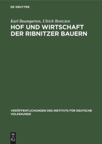 cover of the book Hof und Wirtschaft der Ribnitzer Bauern: Edition und Kommentar des Kloster-Inventariums von 1620