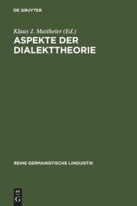 cover of the book Aspekte der Dialekttheorie