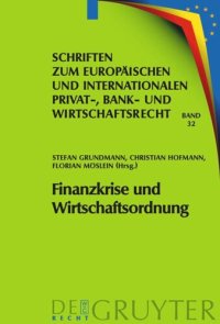 cover of the book Finanzkrise und Wirtschaftsordnung