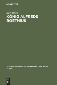 cover of the book König Alfreds Boethius